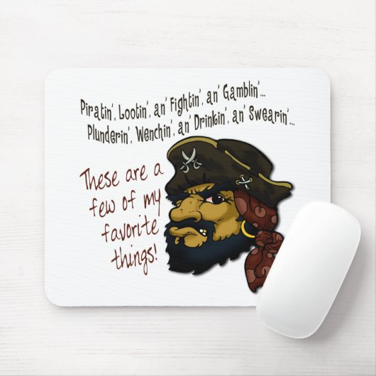Pirates Rock! Mousepad (Mit Mouse)