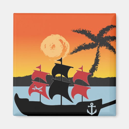 Pirates Ship Magnet (Vorne)