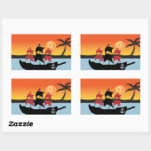 Pirates Ship Sticker (Blatt)
