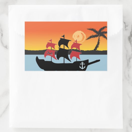 Pirates Ship Sticker (Tasche)