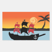 Pirates Ship Sticker (Vorderseite)