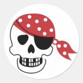 Pirates Skull Sticker (Vorderseite)