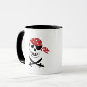 Pirates Skull Tasse (Vorderseite Links)