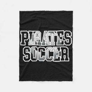 Pirates Soccer Ll Schulgeist Spieltag Fußball Mo Fleecedecke