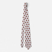 Pirates Sports Mascot Necktie auf Weiß Krawatte (Rückseite)