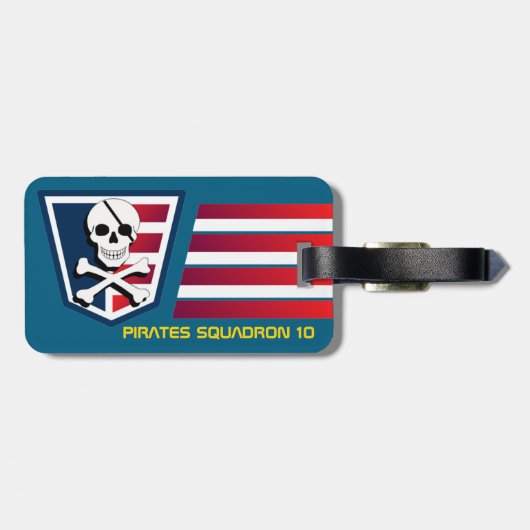 Pirates Squadron Gepäckanhänger (Rückseite horizontal)