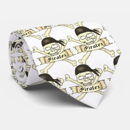 Pirates Team Mascot Fußball Baseball Sport Krawatt Krawatte