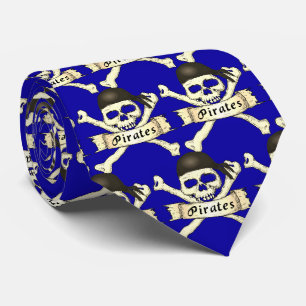 Pirates Team Mascot Fußball Baseball Sport Krawatt Krawatte
