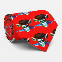 Pirates Team Mascot Fußball Baseball Sport Krawatt