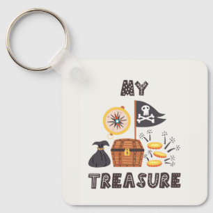 Pirate's Treasure Chest Schlüsselanhänger