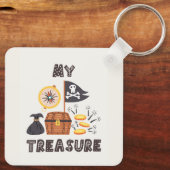 Pirate's Treasure Chest Schlüsselanhänger (Rückseite)