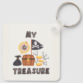Pirate's Treasure Chest Schlüsselanhänger (Rückseite)