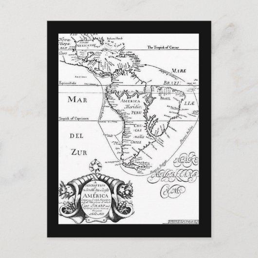 Pirates Treasure Karte Postcard (Vorderseite)