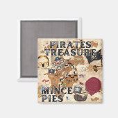 Pirates Treasure - Mince Pies Magnet (Vorderseite/Rückseite)