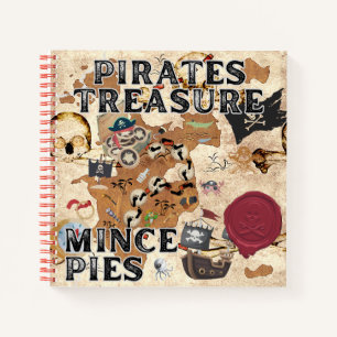 Pirates Treasure - Mince Pies Notizblock