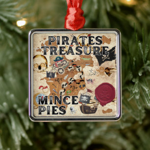 Pirates Treasure - Mince Pies Ornament Aus Metall