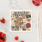 Pirates Treasure - Mince Pies Serviette (Beispiel)