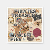 Pirates Treasure - Mince Pies Serviette (Vorderseite)