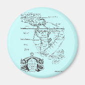 PirateTreasure Karte Magnet (Vorne)