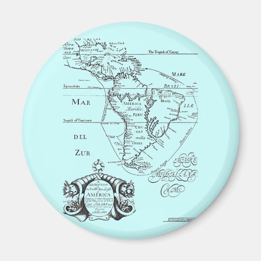 PirateTreasure Karte Magnet (Vorne)