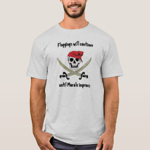 Piratfloggings-Piratenflagge-T - Shirt