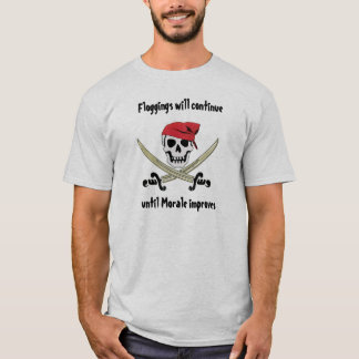 Piratfloggings-Piratenflagge-T - Shirt