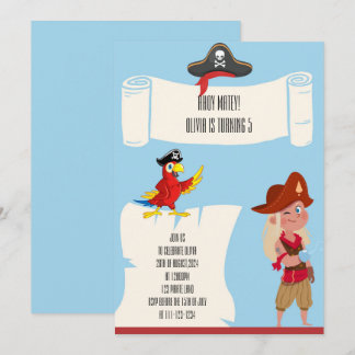 PIRATGEBURTSTAGEINLADUNG EINLADUNG