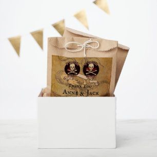 Piratische Hochzeitstaschen Geschenktütchen