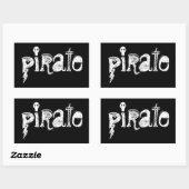 Piratkleber Rechteckiger Aufkleber (Blatt)