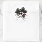 Piratkleber Runder Aufkleber (Tasche)