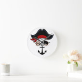 PIRATLEBEN RUNDE WANDUHR (Zuhause)