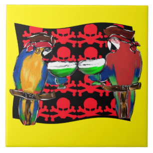 PIRATPARROTEN FLIESE