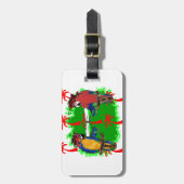 PIRATPARROTEN GEPÄCKANHÄNGER (Vorderseite vertikal)