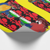 PIRATPARROTEN GESCHENKPAPIER (Ecke)