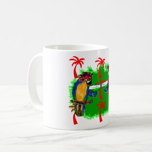 PIRATPARROTEN KAFFEETASSE (Vorderseite Links)