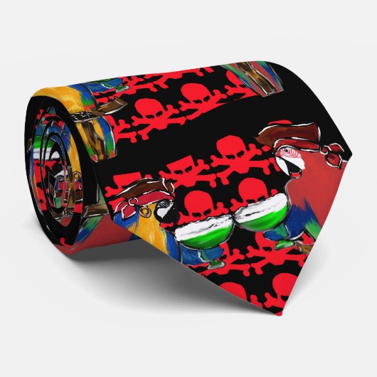 PIRATPARROTEN KRAWATTE (Gerollt)