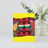 PIRATPARROTEN POSTKARTE (Stehend Vorderseite)