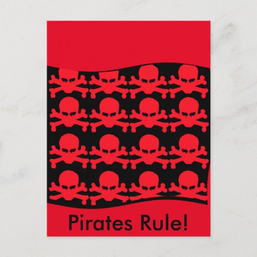 PIRATPARROTEN POSTKARTE (Vorderseite)