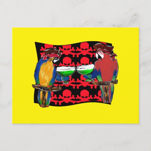 PIRATPARROTEN POSTKARTE (Vorderseite)