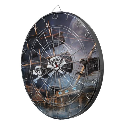 PIRATSCHIFF DARTSCHEIBE (Vorderseite rechts)