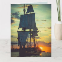 PIRATSCHIFFFAHRT FOTO GEBURTSTAG GROSSE KARTE