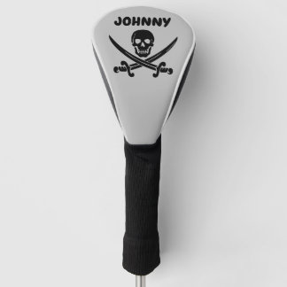 PIRATSKULL N CROSSBONES CUSTOM GOLF TREIBERDECKE HEADCOVER