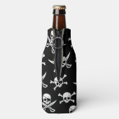 PIRATSKULLE UND KNOCHEN FLASCHENKÜHLER (Flasche Rückseite)