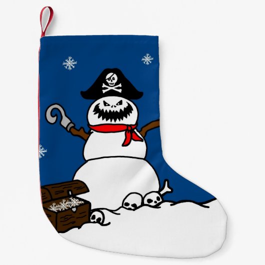 Piratsnowman-WeihnachtsStrumpf Kleiner Weihnachtsstrumpf (Vorderseite)
