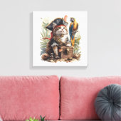 Piratzen-Katzenschatz Leinwanddruck (Insitu (Wohnzimmer))