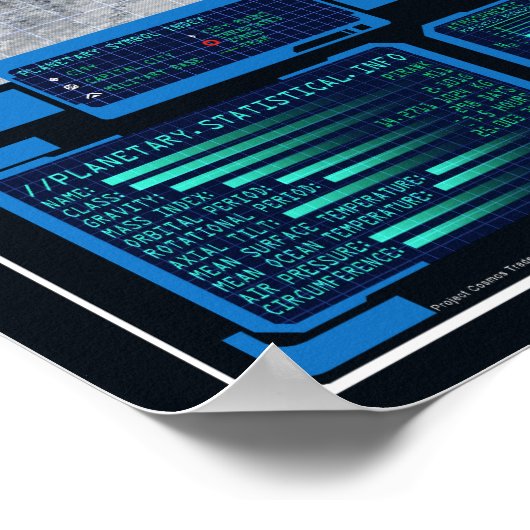 Pirawk Planet Atlas Poster (Ecke)