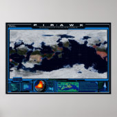 Pirawk Planet Atlas Poster (Vorne)
