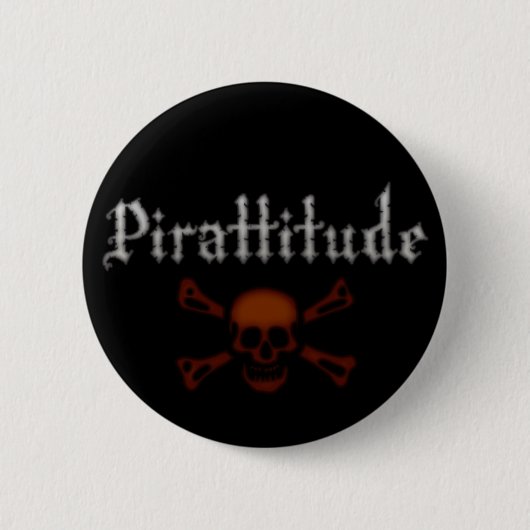 Pireinstellung Piratenflagge des Blutes Button (Vorderseite)