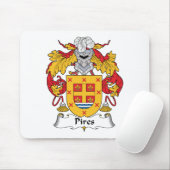 Pires Familienwappen Mousepad (Mit Mouse)