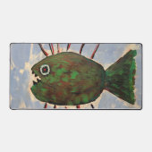 Pirhana-Schreibtischmatte Schreibtischunterlage (Vorderseite)